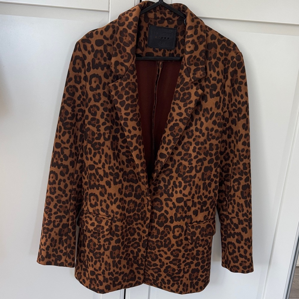 Blank NYC Animal Print Blazer